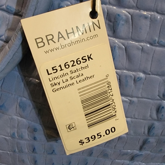NWT Brahmin Lincoln Satchel Top Handle Bag - Picture 3 of 15